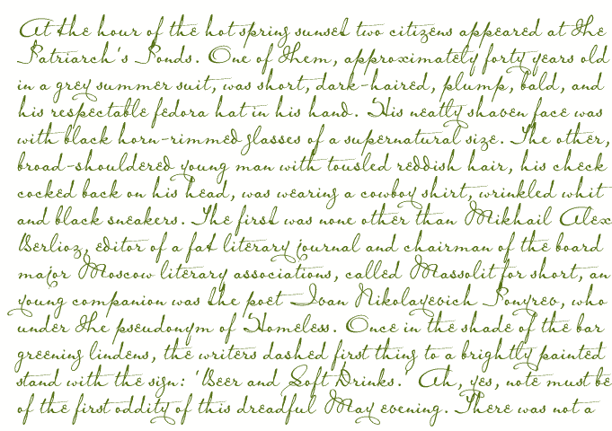 MitreSquare font sample